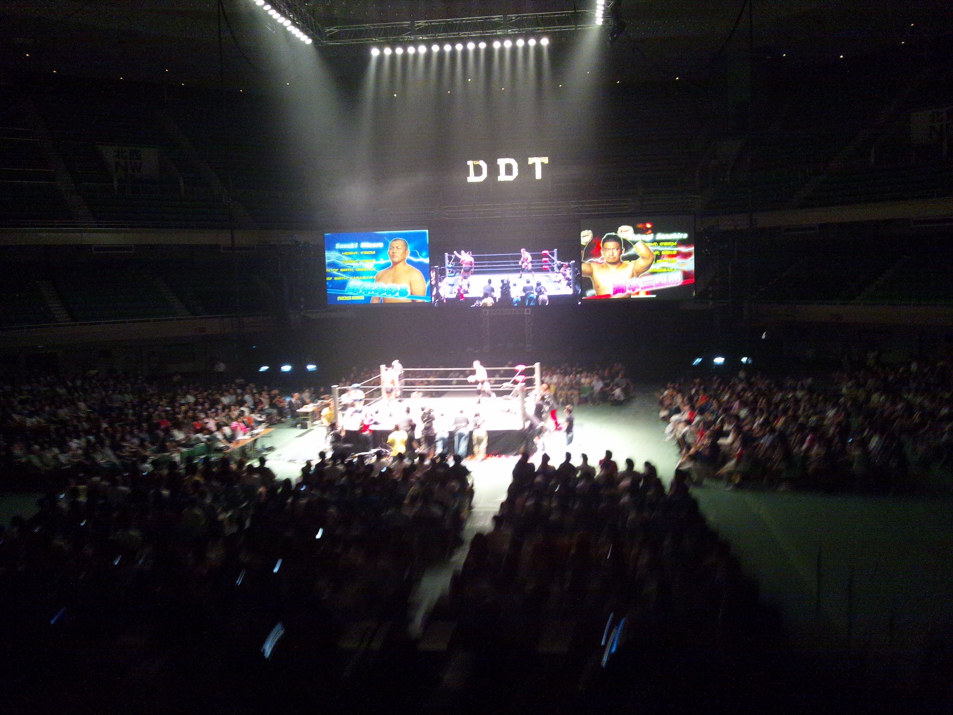 2012/8/18 DDT武道館ピーターパン＠日本武道館: Nizimasu Record Website